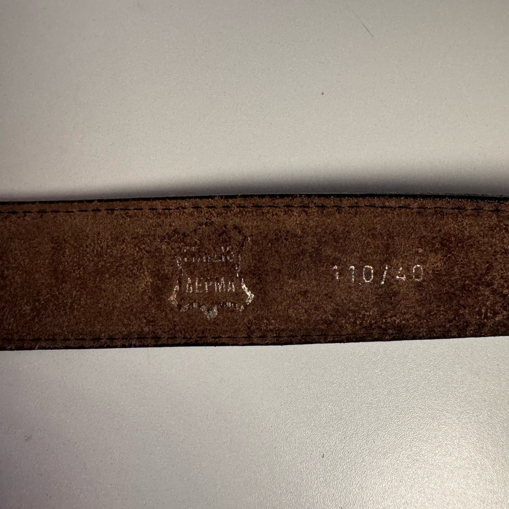 Vintage Timberland Brown Leather Belt - Picture 5 of 6
